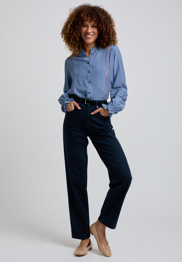 Abby Blouse in Blue