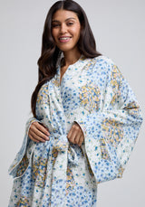 Corina Robe With Pouch Summer Patchwork Multi