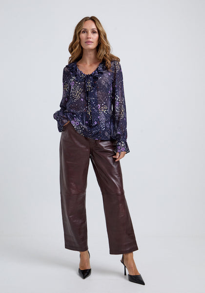 Joni Zodiac Georgette blouse In multi