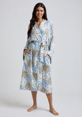 Corina Robe With Pouch Summer Patchwork Multi