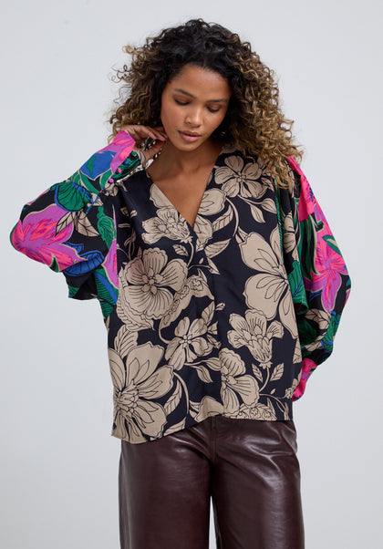 Celeste Full sleeves Blouse In Multi