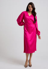 Fifi Midi Dress in Pink