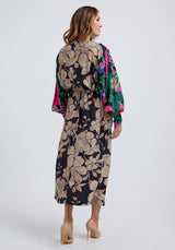 Celeste Full sleeves Dress In Multi