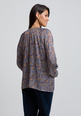 Helena Aster Blouse in Grey