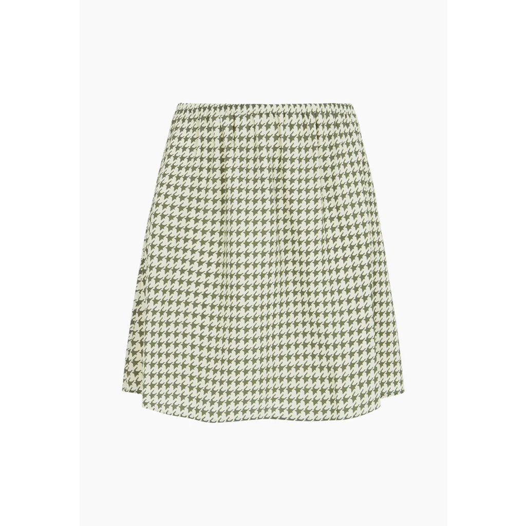 Houndstooth a line mini skirt best sale