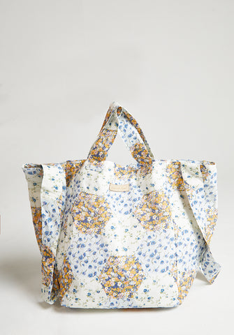 Tara Summer Patchwork Tote Bag In Multi