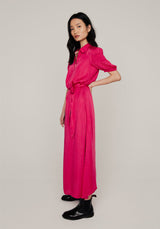 Amelia Midi Dress in Pink