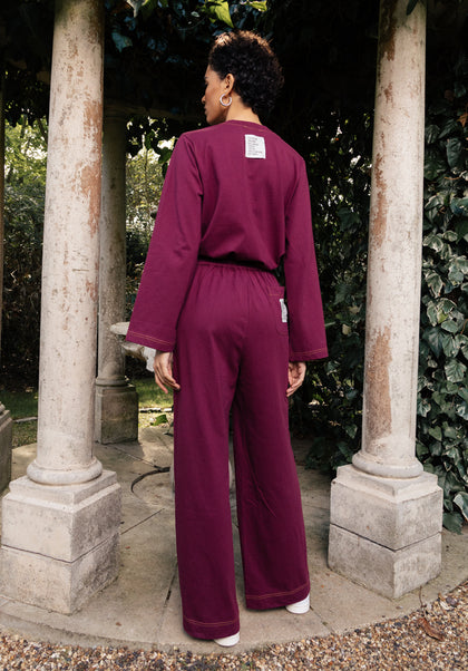 Bowie Trouser in Burgundy